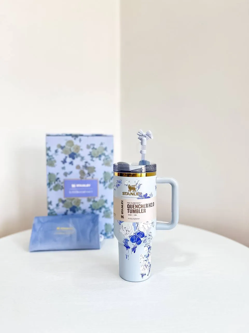 استنلی گل گلی آبی وارداتی درجه یک فول پک