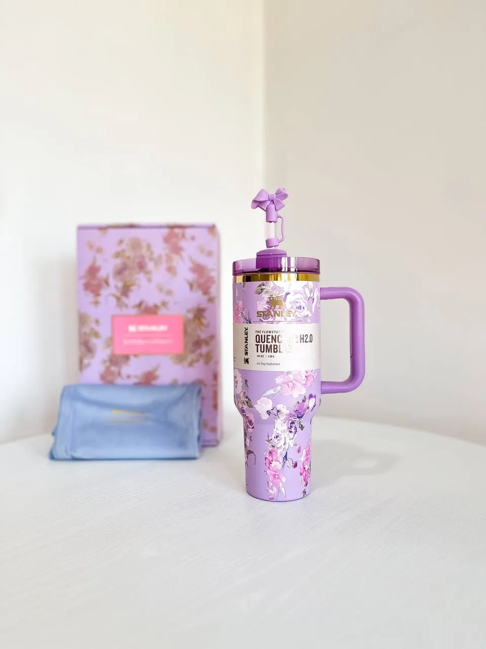 استنلی گل گلی بنفش وارداتی درجه یک فول پک